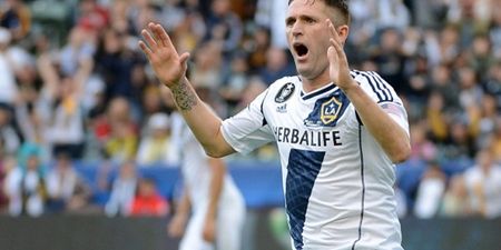 Video: Robbie Keane scored an absolute screamer from outside the box for the LA Galaxy last night