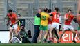 Des Cahill and Joe Brolly were at loggerheads over Donegal doctor push yesterday