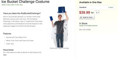 Pic: So, it seems that there is already an ice bucket Halloween costume