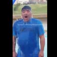 Video: Diego Maradona takes ice bucket challenge, nominates a certain Oscar-winning actress