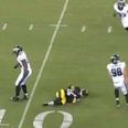 Video: Check out this monster hit during the Steelers-Eagles NFL pre-season match