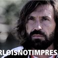 Video: The very impressive Andrea Pirlo is not impressed, not even by knife-jugglers, breakdancers or bikini models