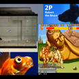 You have to see this live stream of two fish fighting each other on Street Fighter