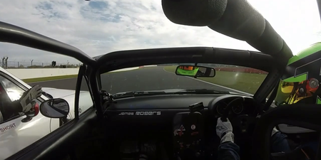Video: Mazda MX5 racer pulls one of the cheekiest racing moves we’ve ever seen…