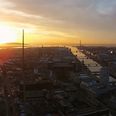 Video: Stunning drone camera footage shows what a Dublin sunrise looks like from the top of the Spire