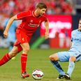 Pic: Steven Gerrard posts a picture of the Liverpool team on the beer in New York