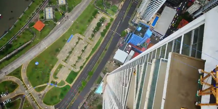 Video: Check out this insane clip of the world’s largest urban zip-line