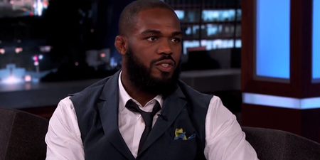 Video: Jon Jones appears on Jimmy Kimmel and adds spice to his feud with Daniel Cormier