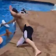 Video: This bone-breaking fall is a perfect example of why you should never run near a swimming pool