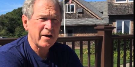 Video: George ‘Dubya’ Bush thinks Rory McIlroy is American. Of course he does!