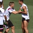 Video: Toni Kroos dominates passing exercise at Real Madrid training; Ronaldo not very happy about it
