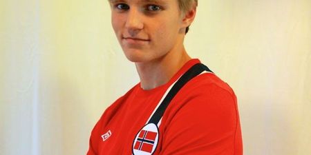 Fifteen year old player gets a call-up to the senior Norwegian squad