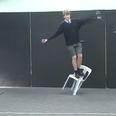 Video: Actor hilariously falls off his chair whilst making a dramatic Shakespearean speech