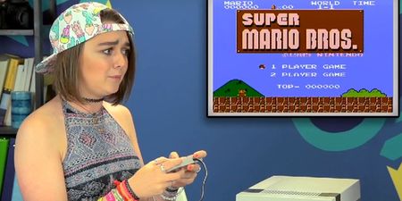 Video: Game of Thrones’ Arya Stark and other teenagers suck at playing Super Mario on the NES