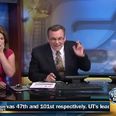 Video: A bat decided to wreck a live news broadcast this week
