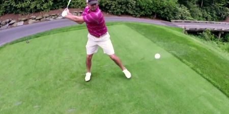 Video: These incredible golf trick shots captured on a GoPro will blow you away