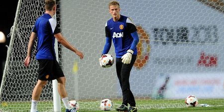 Pic: Things could get awkward between Rio Ferdinand and Anders Lindegaard on Sunday