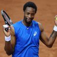 Video: Gael Monfils pulls off this incredible through the legs trick shot at the Davis Cup