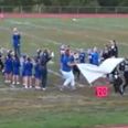 Video: This Pee Wee football team’s entrance might just be the best sports blooper of the year