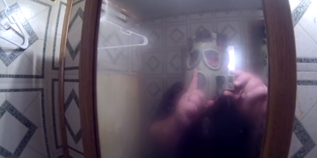 Video: Check out this hilarious video of a Dad double pranking his son in the shower