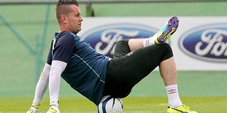 Pic: Shay Given back in training with Ireland