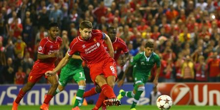 Pic: RTÉ typo means that Liverpool will play a culinary herb in the Champions League next week