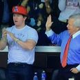 Vine: Mark Wahlberg leaves the New England Patriots owner high and dry with this hilarious high-five fail