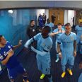 Video: Yaya Touré gives Eden Hazard a few playful but powerful slaps in the tunnel