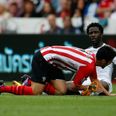 Vine: Look at the face on Wilfried Bony before going into this tackle on Maya Yoshida yesterday