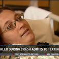 Video: Woman impales herself in the bum while texting and driving