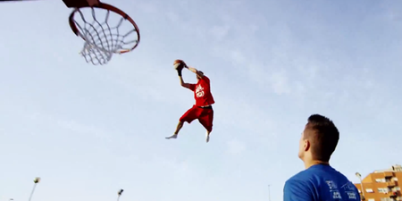 Video: If you only do one thing today, please watch this unbelievable freestyle basketball clip