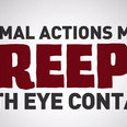 Video: Definitive proof that making eye contact with people is REALLY creepy