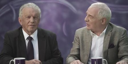 Video: It’s here! Check out the brilliant blooper reel from Giles and Dunphy’s infamous Cadbury ad