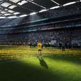 Pic: A dejected Karl Lacey leaving the Croke Park pitch yesterday made for one of the GAA photos of the year
