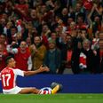 Vine: Alexis Sanchez’s delightful free-kick gave Arsenal the lead against Southampton this evening