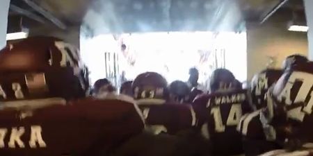 Video: This GoPro footage of players in the tunnel before a college football game is pure class