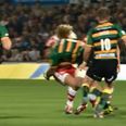 ICYMI: Billy Twelvetrees was felled by this crunching hit by Samu Manoa at the weekend