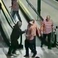 Video: CCTV footage emerges of Manchester United fans fighting with a Where’s Wally stag party at a Manchester train station last year