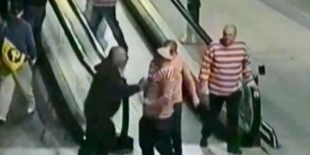 Video: CCTV footage emerges of Manchester United fans fighting with a Where’s Wally stag party at a Manchester train station last year