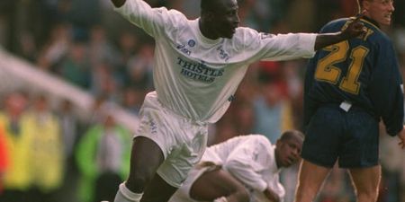 Video: This wonder strike from Tony Yeboah for Leeds United is a whopping 19 years old today
