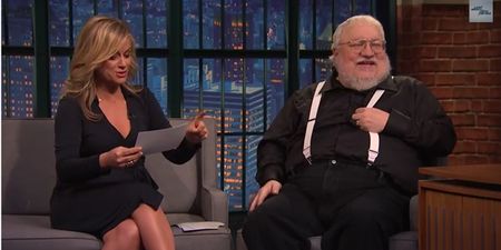Video: Game of Thrones author George R.R. Martin is quizzed by the superb Amy Poehler about his books