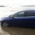 Pics: Two more cars have been caught in the tides on a Donegal beach tonight