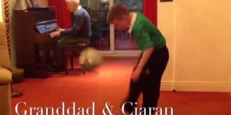 Video: ‘Mini Messi’ Ciarán Duffy does 30+ keepy-uppys… with a rugby ball