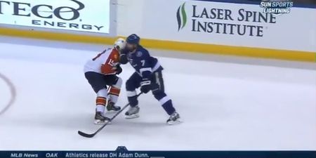 Video: Here’s the first dirty, dangerous hit of the new NHL season