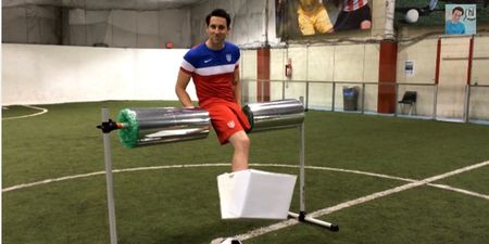 Video: Paralympian dresses up in this brilliant foosball player costume for Halloween
