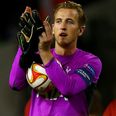 Vine: Tottenham hat-trick hero Harry Kane takes the match-ball and ‘keeper gloves