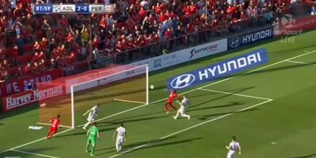 Video: Have you ever seen anyone miss an open goal from three yards out?