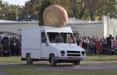 That’s Gas: Watch as a giant pumpkin absolutely destroys a van…