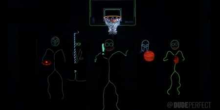 Video: Dude Perfect’s Glow-In-The-Dark-Edition is an absolute must-see