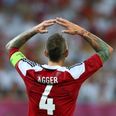 Vine: Daniel Agger pole-axes his own team-mate by driving a ball into his face